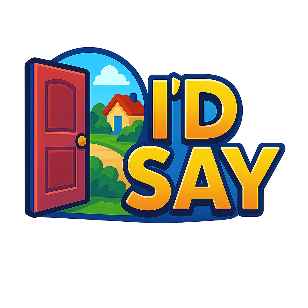 I'd Say Game Logo